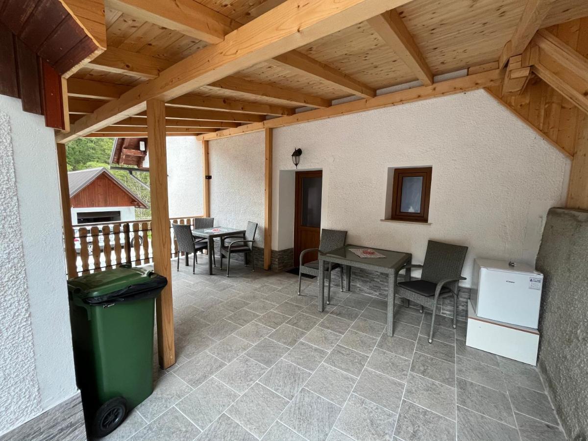 Apartmaji In Sobe Cuder Soča Eksteriør billede